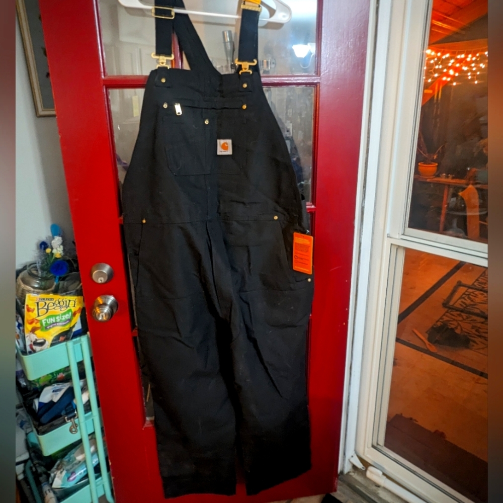 NWT Carhartt black coveralls